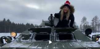 VIDEO Cómo se ve conducir el vehículo militar de ataque del ejército ruso