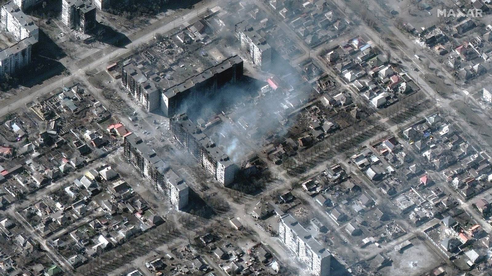 VIDEO Imagini Dramatice din Orasul Mariupol Devastat de Bombardamente