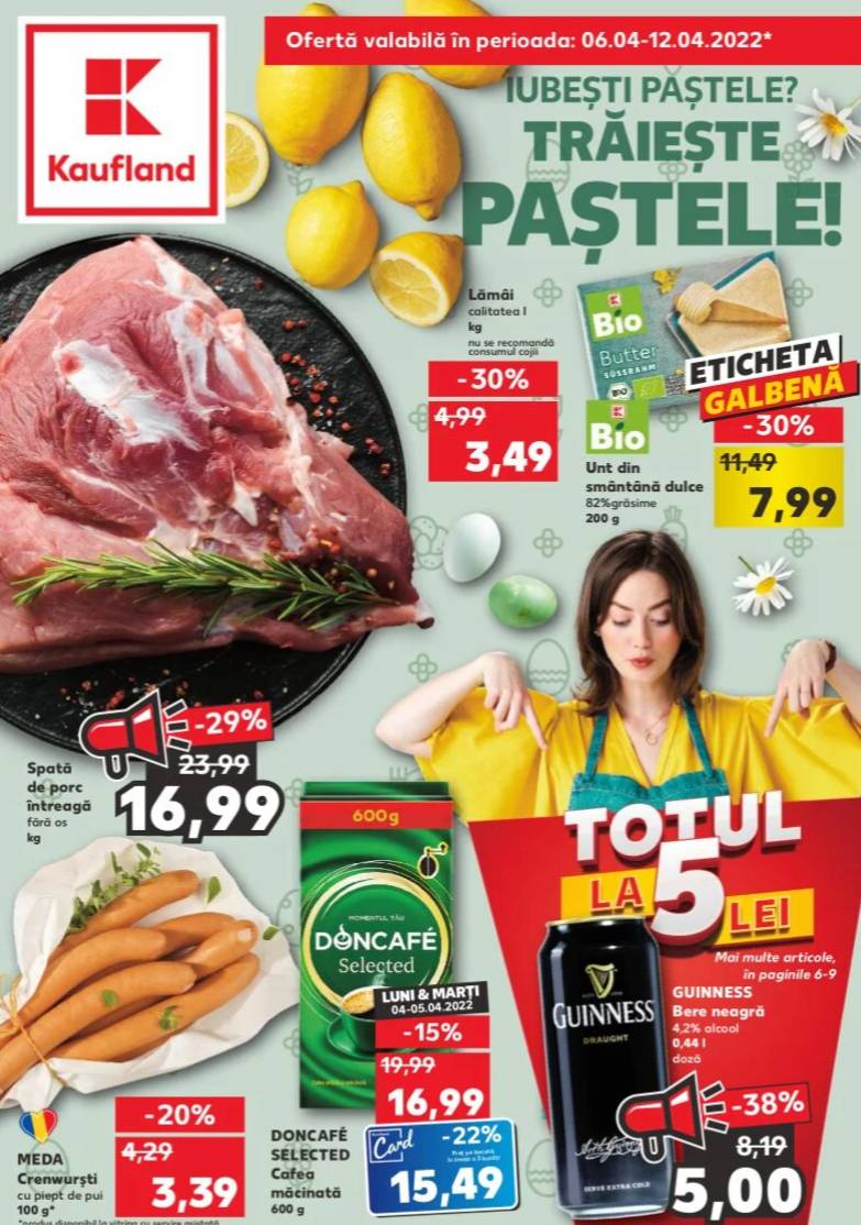 Kaufland Kundeinformation VIGTIG beslutning Pasta discountbutikker