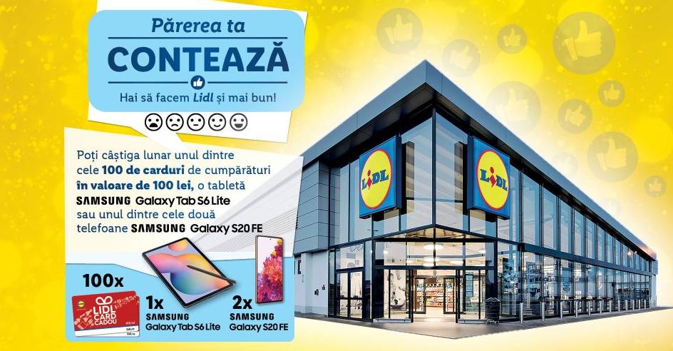 LIDL Romania Clientii Notificati GRATUIT Oricine vouchere Samsung