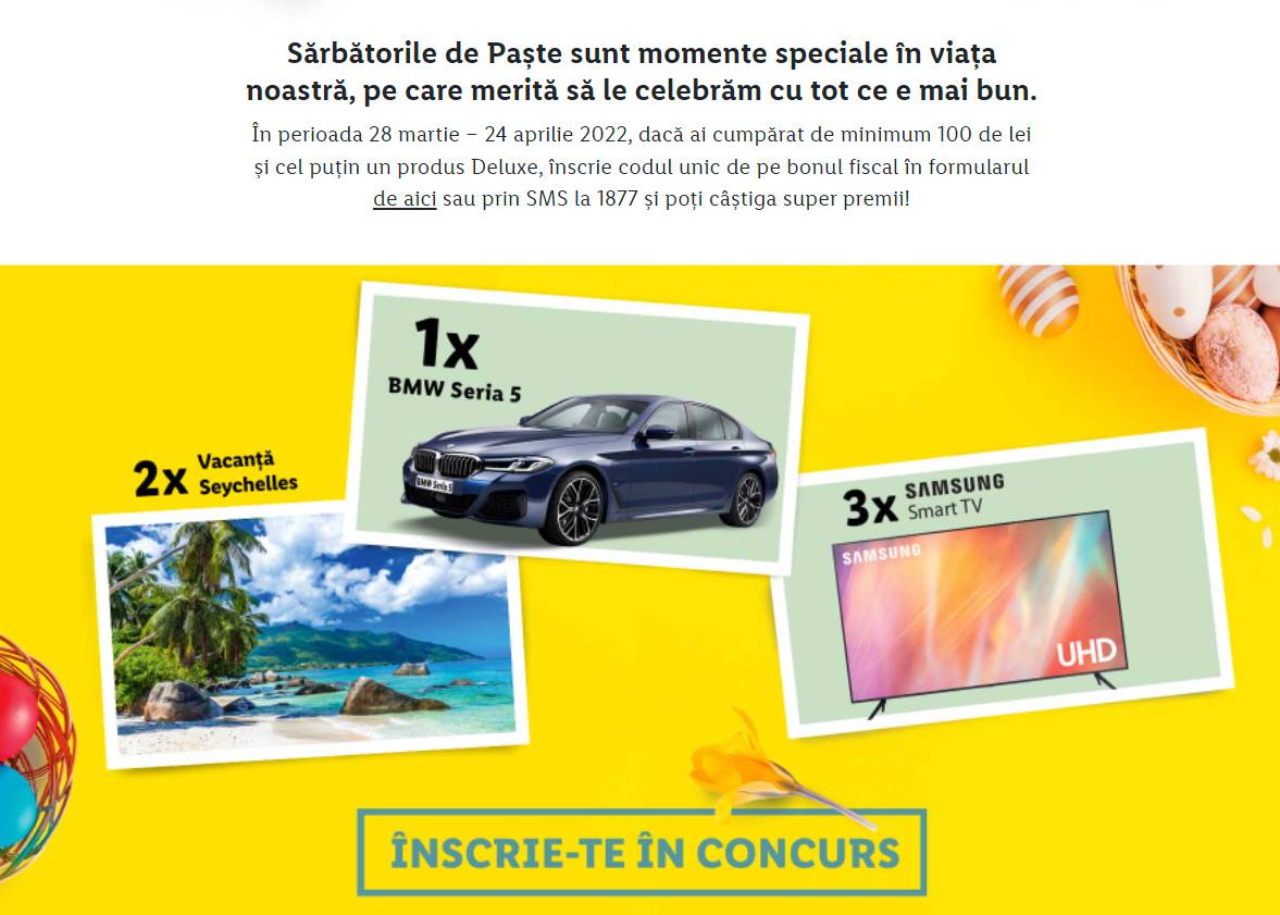 LIDL Romania ULTIMELE Zile GRATUIT Oricare Romani BMW Seychelles