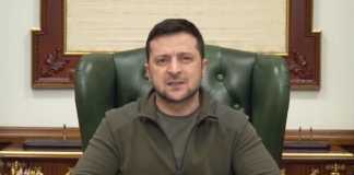 Volodymyr Zelensky meddelar att Donbas-striden har börjat