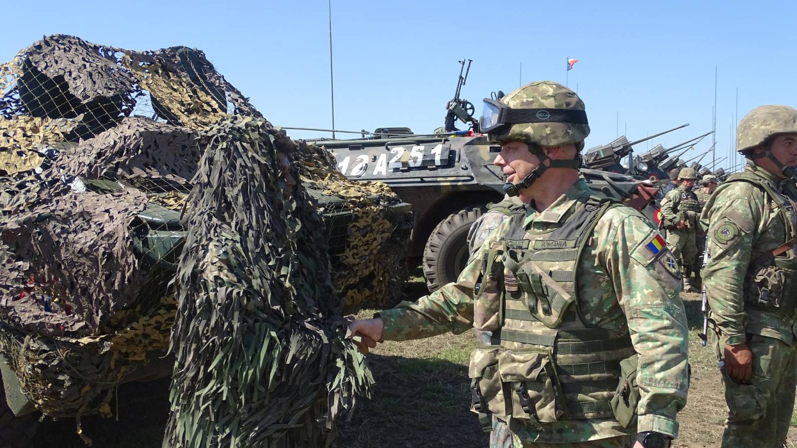 Die rumänische Armee nahm an der Übung Donauritter 22 teil