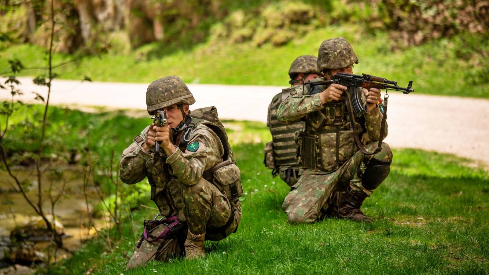 Exercitiu Demonstrativ al Armatei Romane cu Militari Belgieni si Francezi