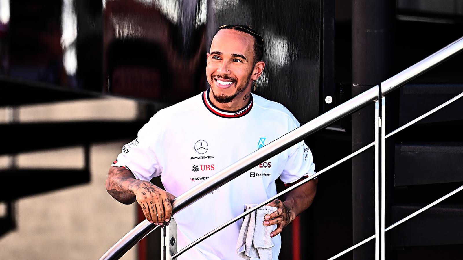Annuncio della Mercedes Major di Formula 1 Lewis Hamilton EXTAZ