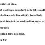 ING Bank Avertisment URGENTA PERICOLUL Clienti instalare malware