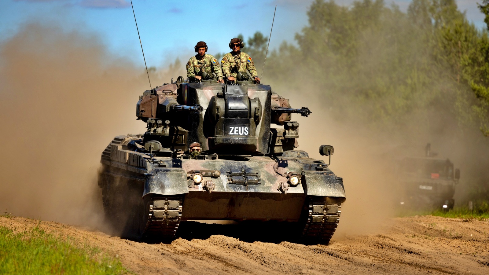 Soldaten der Luftverteidigungsabteilung der rumänischen Armee setzen den Trainingsprozess fort