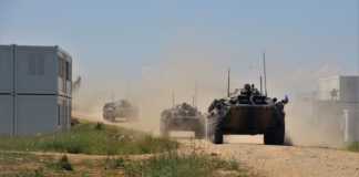 Soldatii Armatei Romane se Antreneaza in Exercitiul Wind Spring 22