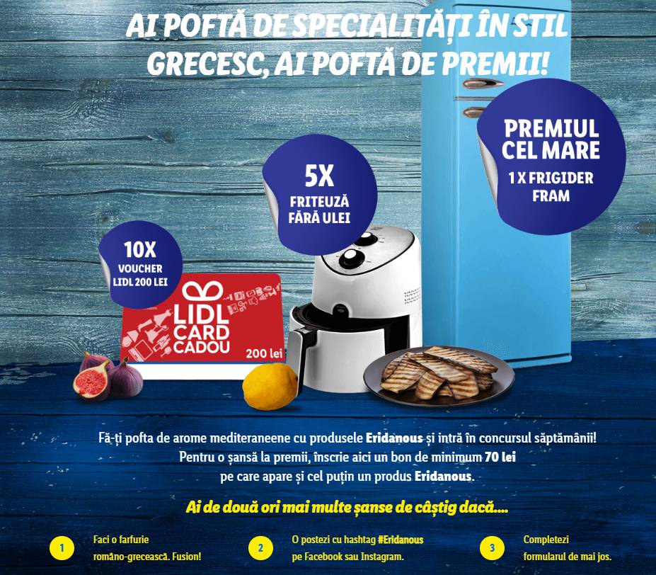 Décision officielle de LIDL Roumanie GRATUITE cette semaine pour les clients grecs