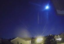 VIDEO Spectaculos cu o Minge de Foc care a Iluminat Cerul Pamantului VIDEO Spectaculos Minge Foc Iluminat Cerul Pamantului