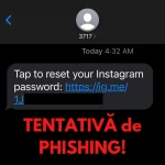 DNSC Avertizeaza Romanii Furtul Conturilor Instagram phishing