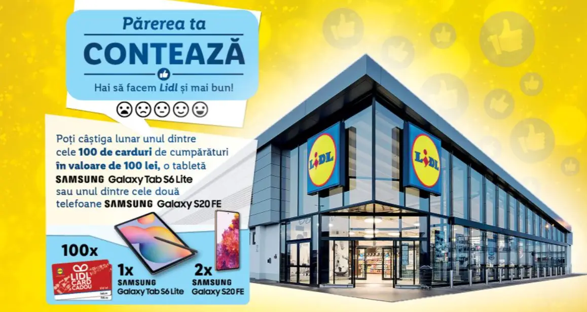 LIDL Romania GRATUIT Telefoane Sute Vouchere Cumparaturi Romanilor voucher cumparaturi gratuit