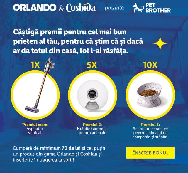 LIDL Roumanie surprises officielles GRATUITES pour les clients roumains orlando coshida