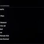 Netflix TOP 10 Películas Rumania Agosto