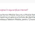 Telekom Serviciul SPECIAL Ofera Clientilor Romania Norton securitate