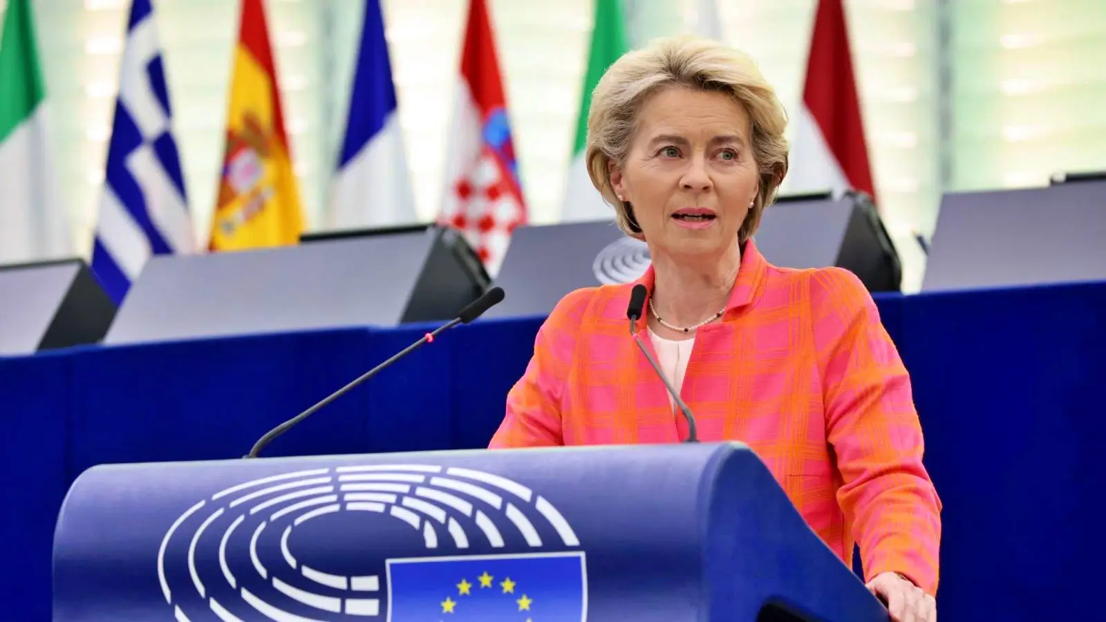 Ursula von der Leyen Die Europäische Union wird die Annexion der Krim niemals anerkennen