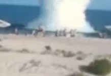 VIDEO Dramatic cu Explozia unei Mine la o Plaja din Odesa, Mutiple Persoane Ucise si Ranite