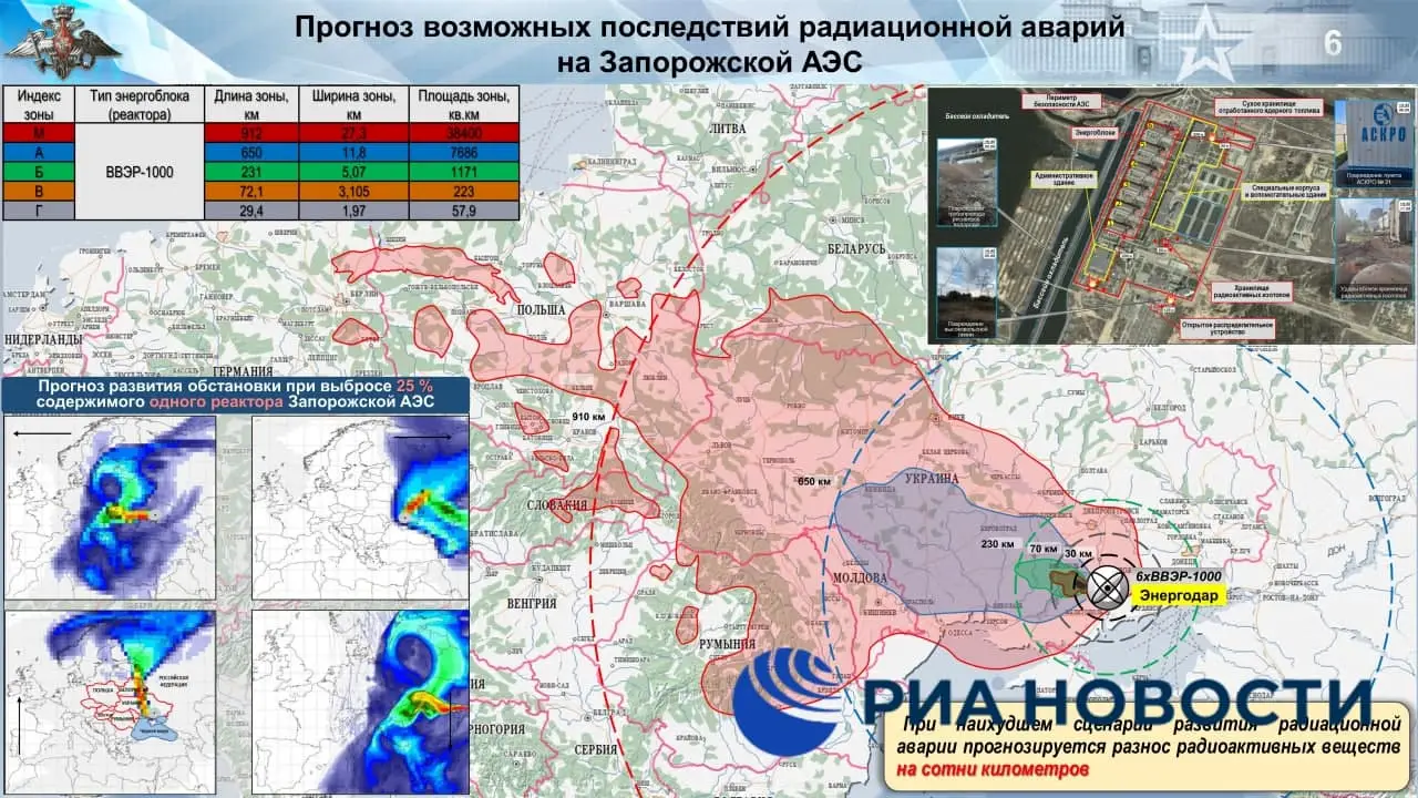 VIDEO Le nuage radioactif émis Le cas de l'accident nucléaire de Zaporozhye couvre le ministère roumain de la Défense