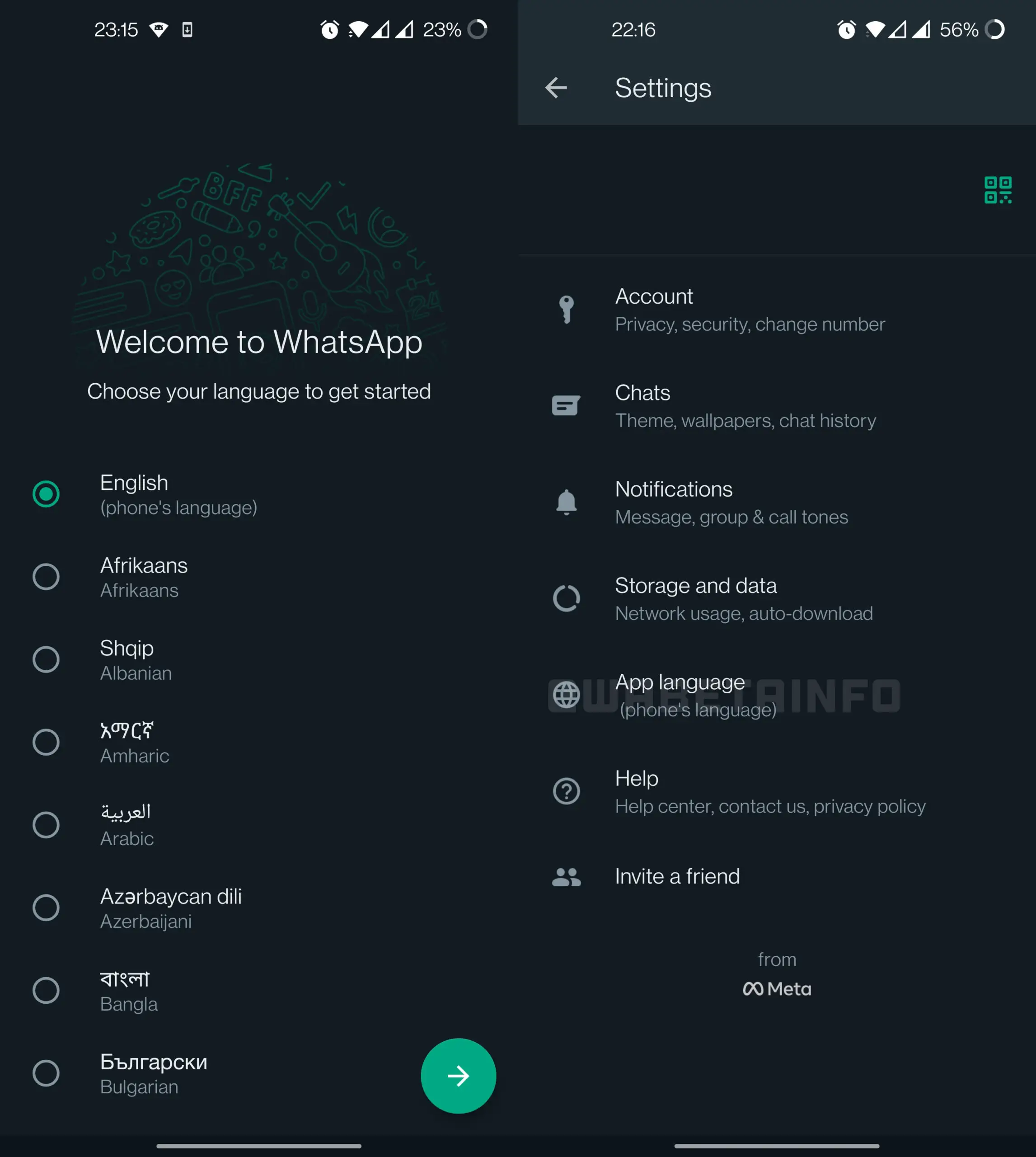 WhatsApp face Modificare Buna Aplicatia iPhone Android limba