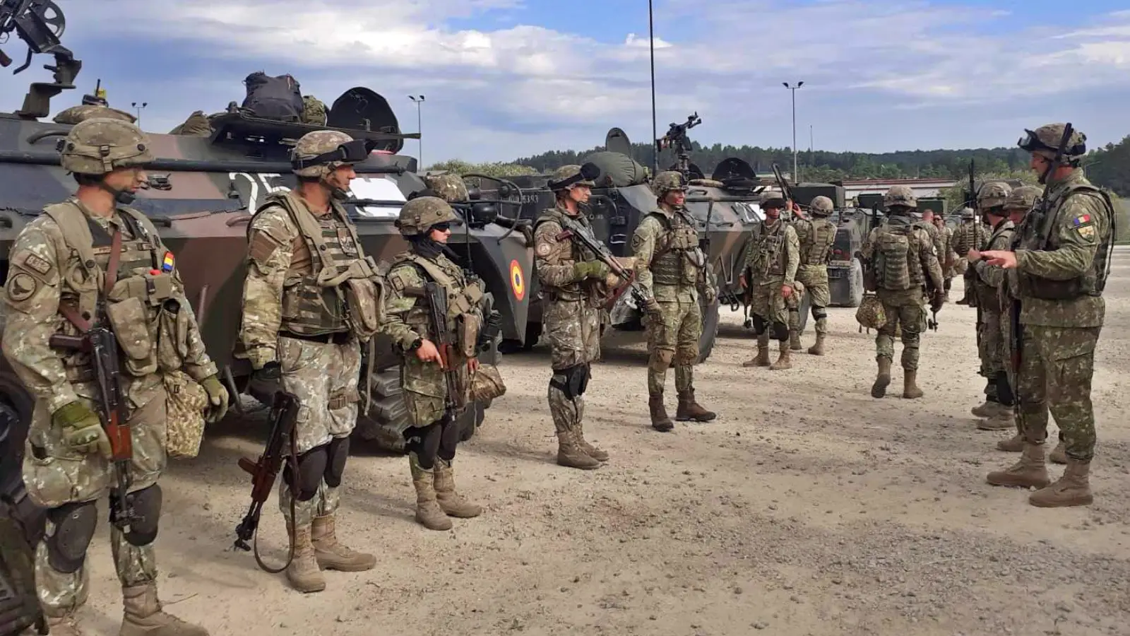 The soldiers of the Romanian Army have returned from the Multinational Exercise Saber Junction 22