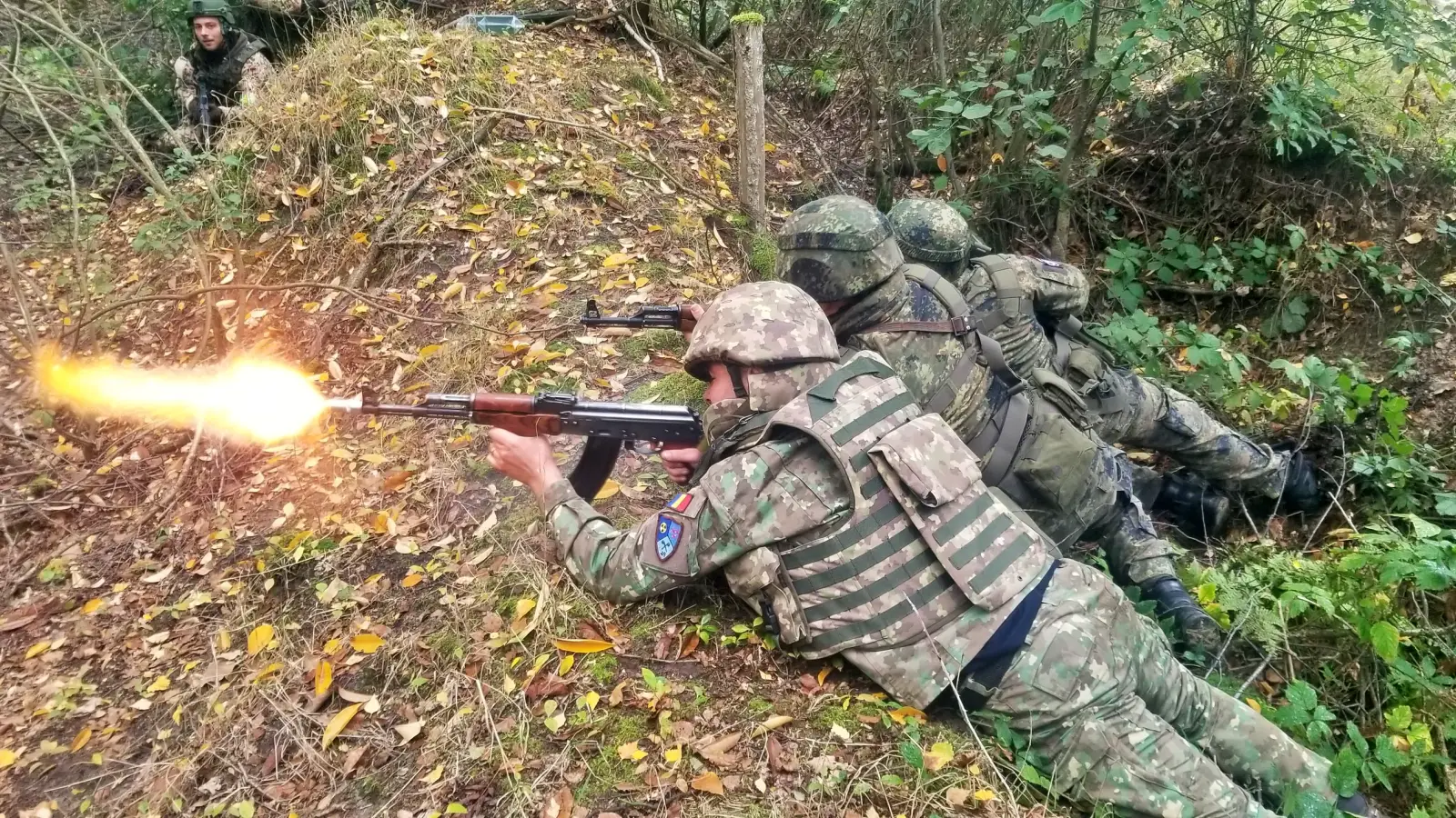 Het Roemeense leger nam deel aan de militaire oefening Gouden Masker 22