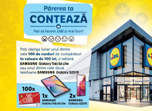 LIDL Romania GRATUIT Vouchere Cumparaturi Clientilor Cum Obtii experiente