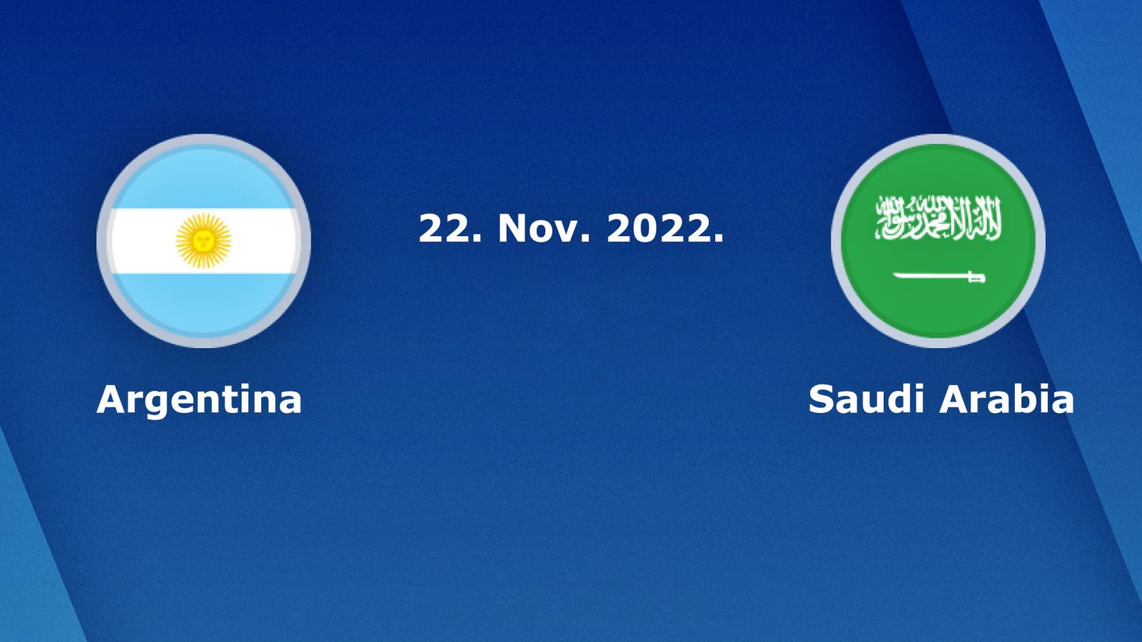 ARGENTINA – SAUDI ARABIA LIVE TVR 1ST MATCH WORLD CHAMPIONSHIP 2022 QATAR