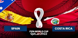 ESPANJA - COSTA RICA LIVE TVR 1 MAAILMANMEstaruus 2022 QATAR