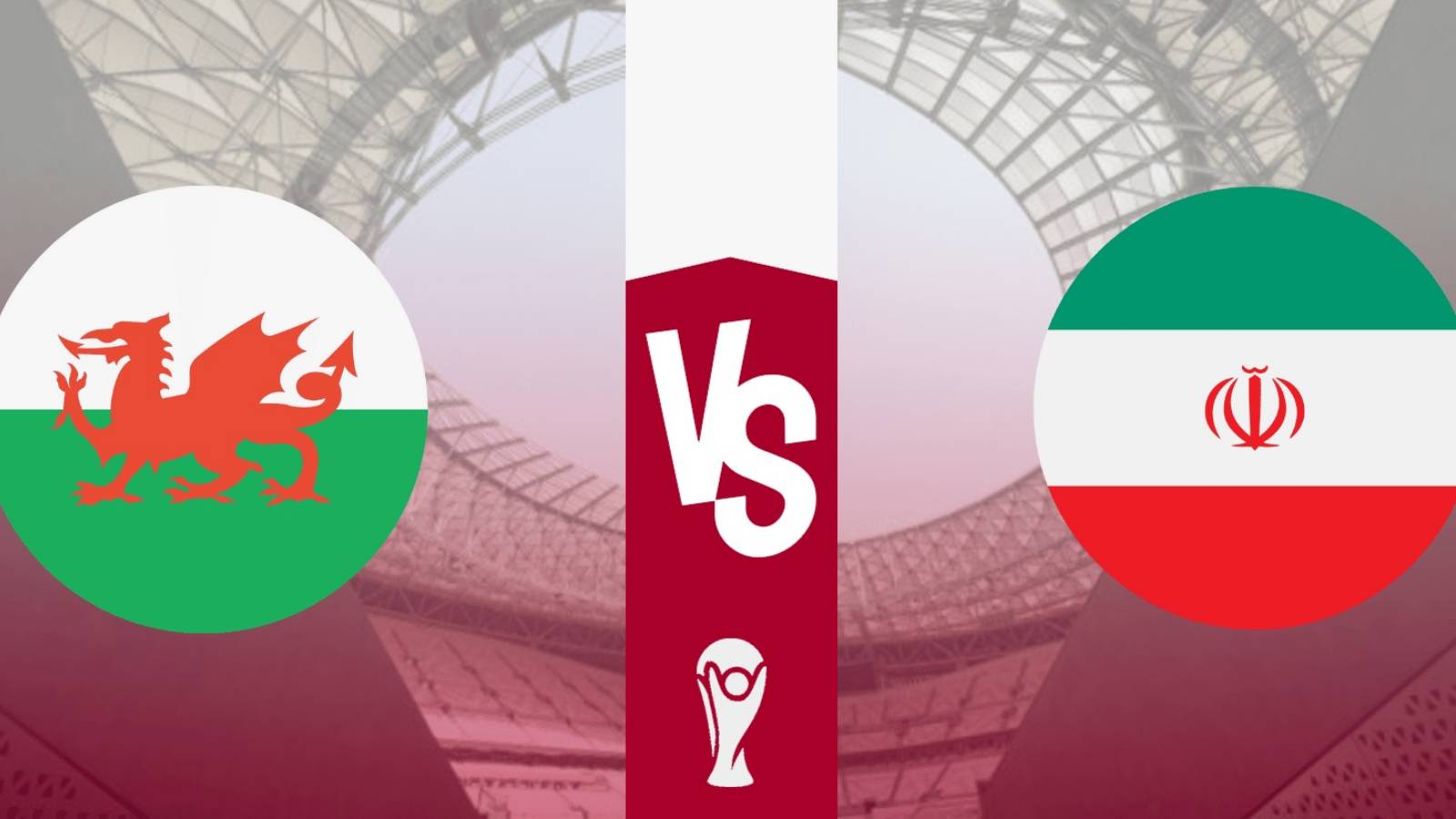 WALES - IRAN LIVE TVR 1, kamp VM 2022 QATAR