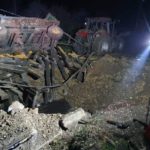 VIDEO Der Krater des Ortes, an dem Polen angeblich von den Überresten einiger russischer Lenkraketen getroffen wurde