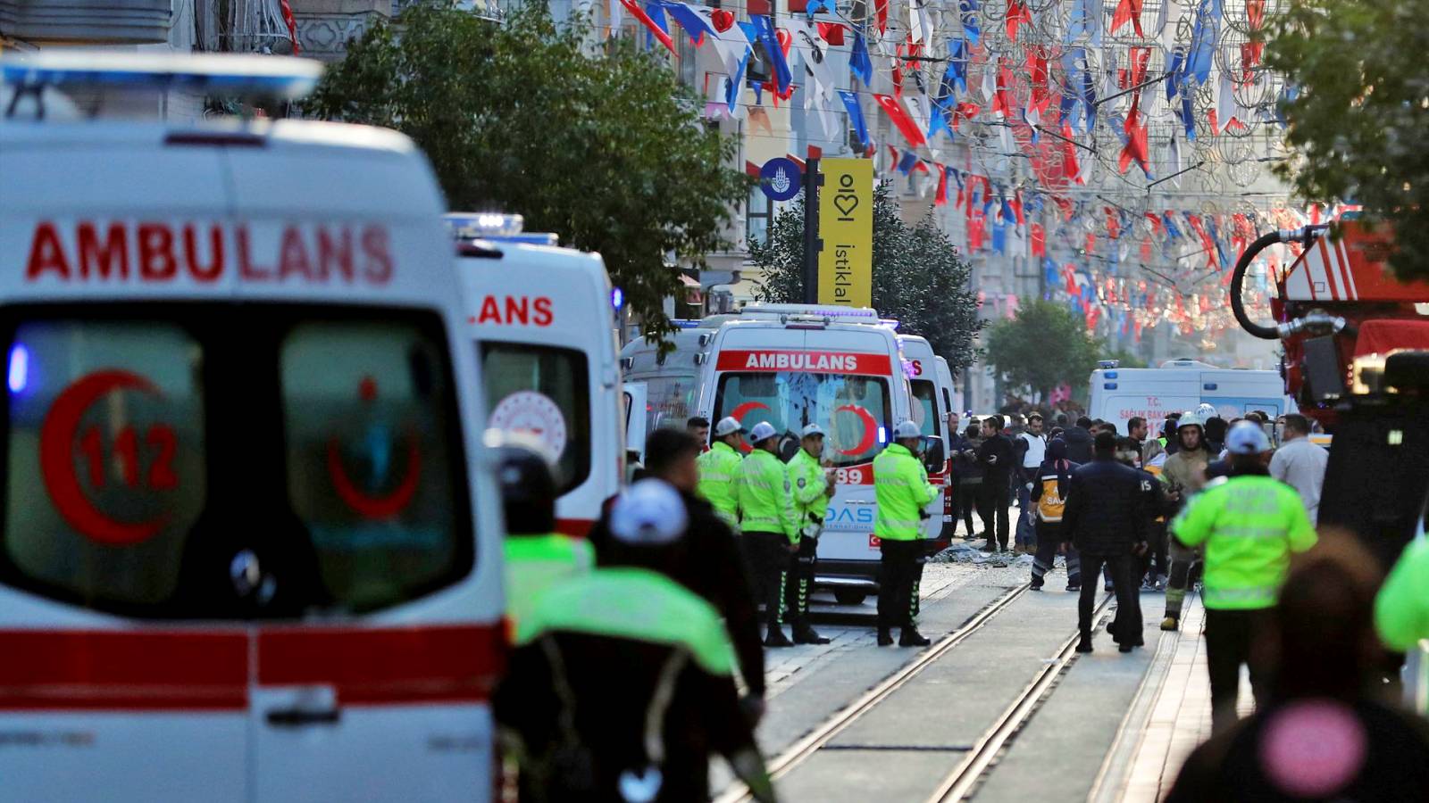 WIDEO Moment WYBUCHU w pobliżu placu Taksim w Stambule