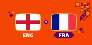 ENGLAND - FRANCE LIVE TVR 1 WORLD CHAMPIONSHIP 2022 QATAR
