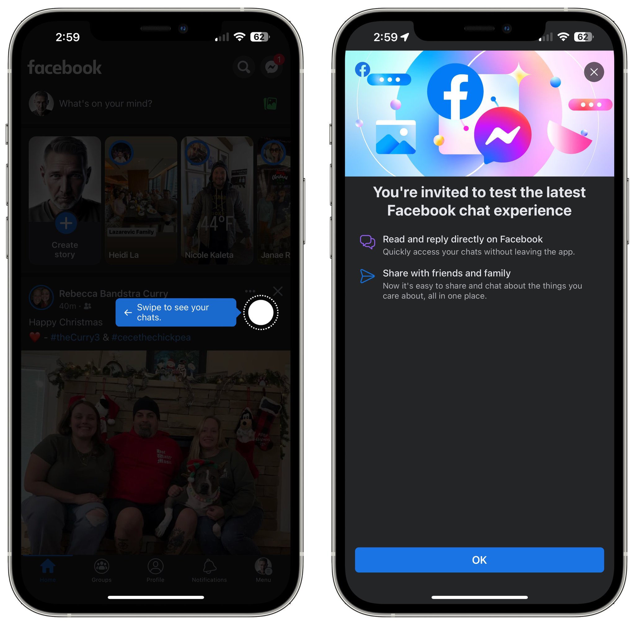 La decisión de Facebook Messenger SORPRENDE la reintegración de los usuarios de iPhone y Android