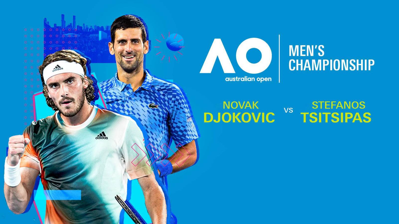 NOVAK DJOKOVIC - STEFANOS TSITSIPAS NA ŻYWO FINAŁ OPEN EUROSPORT AUSTRALIAN