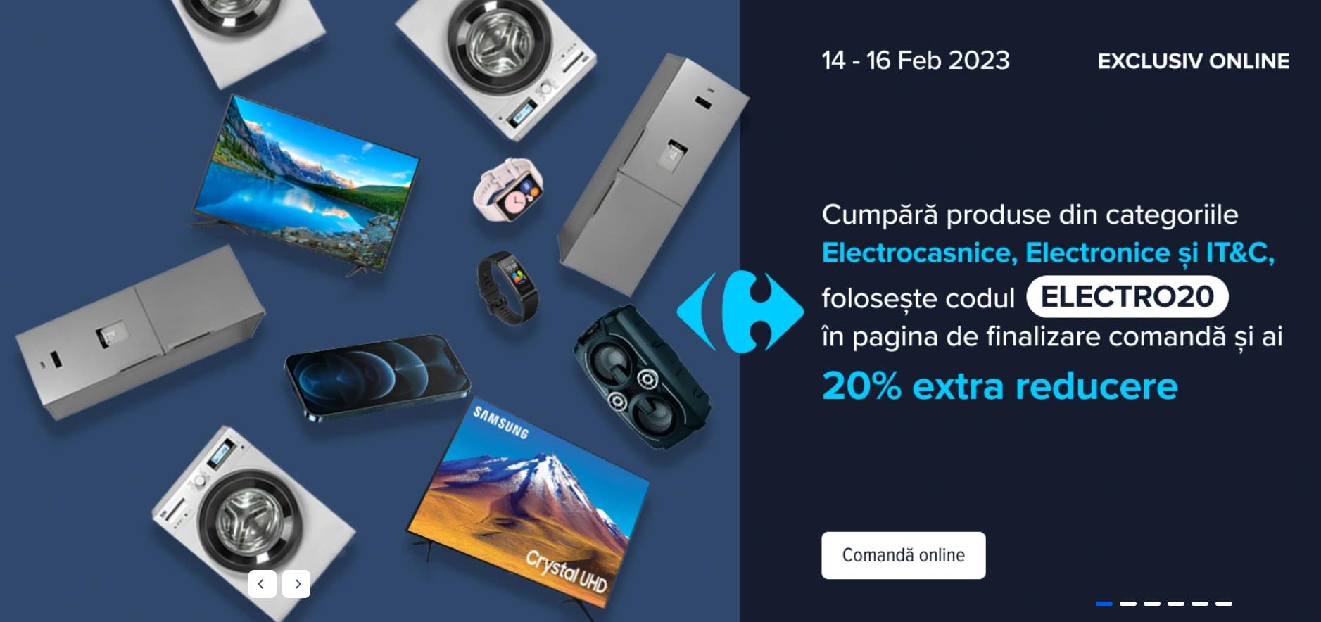 Electrocasnice Carrefour EXTRA REDUCERE Magazinele Romania produse