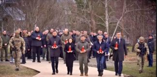 Volodimir Zelenski a Vizitat Bucha Impreuna cu Lideri Importanti din Europa