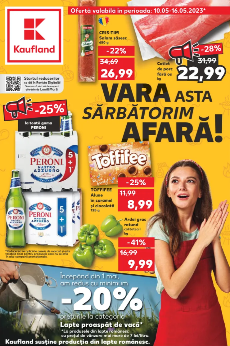 Kaufland CHANGE Shops Announced Official Romanian Country catalog low prices