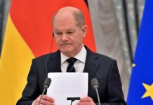 Olaf Scholz Russia's demonstration of strength on Victory Day will NOT intimidate Europe
