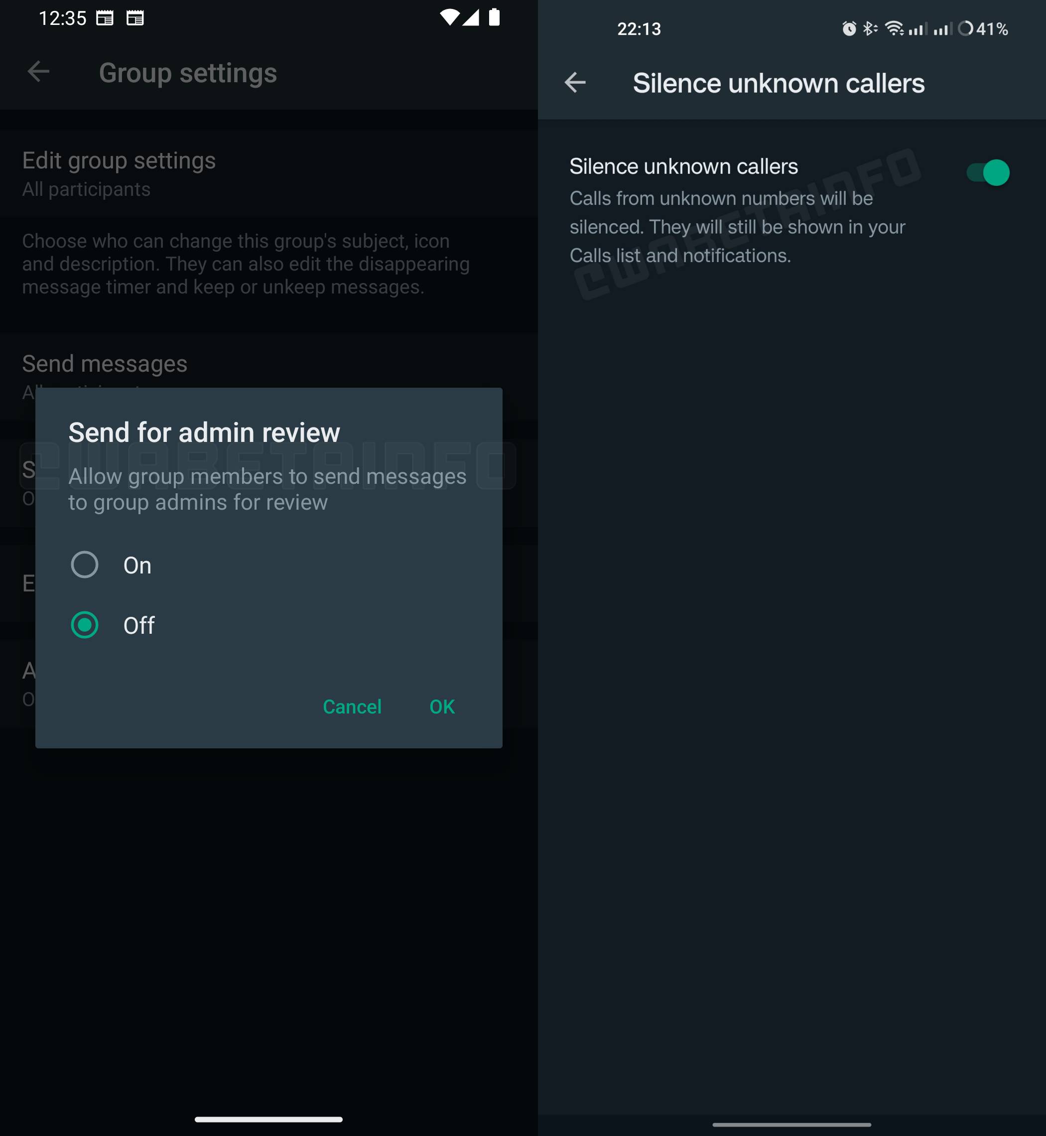 WhatsApp 2 Schimbari SECRETE Telefoanele iPhone Android Lume blocare apeluri admini