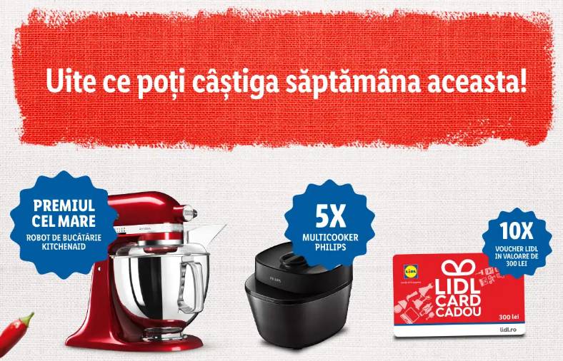 LIDL Romania Incepe Saptamana Surprize GRATUIT Romanilor Tara premii