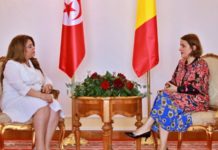 MAE Intalnire intre Luminita Odobescu si Ambasadoarea Tunisiei in Romania