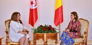 MAE Intalnire intre Luminita Odobescu si Ambasadoarea Tunisiei in Romania