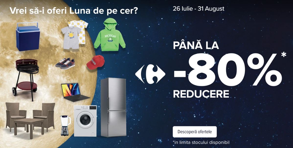 Carrefour Electrocasnice JUMATATE Pret Romanii Tara oferte