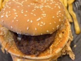 Wie McDonald's Big Mac nach 9 Monaten aussieht SHOCK Had Woman Großbritannien
