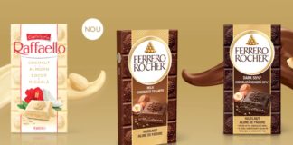 Ferrero Lanseaza in Romania Noile Tablete de Ciocolata Raffaello si Ferrero Rocher
