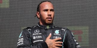 Formel 1 Lewis Hamilton Arg final Mercedes bilmeddelande