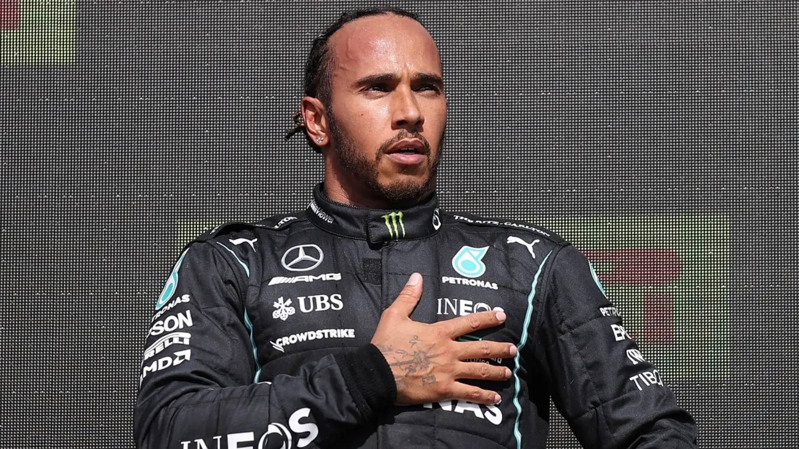 Formel 1 Lewis Hamilton Arg final Mercedes bilmeddelande