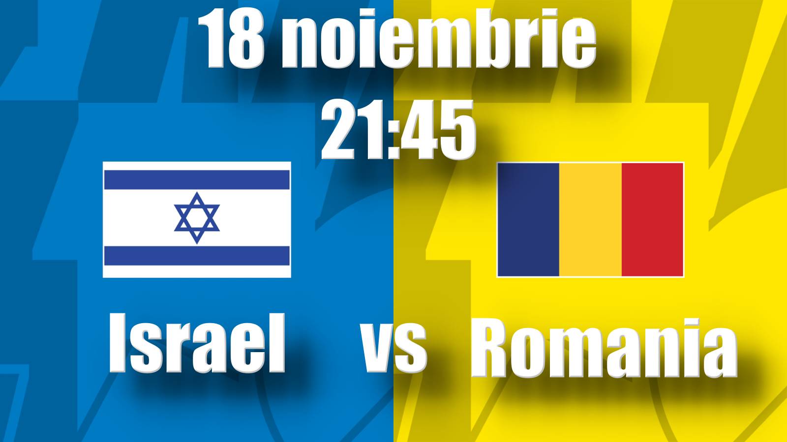 ISRAËL - ROEMENIË LIVE PRIMA TV-wedstrijd EURO 2024 kwalificatie