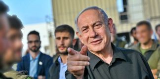 Palæstina Benjamin Netanyahu Israels hensigter Krig Hamas Gaza-striben