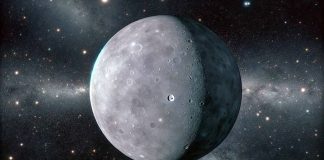Planeten Merkur Horisont